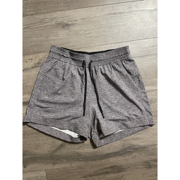 Lululemon Spring Break Away Short *4-way Stretch 3" Heather Lux Multi Black Size - Picture 3 of 5